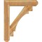 Ekena Millwork Merced Craftsman Rough Sawn Bracket, Western Red Cedar, 6"W x 36"D x 44"H BKT06X36X44MRC04RWR - alternate 3